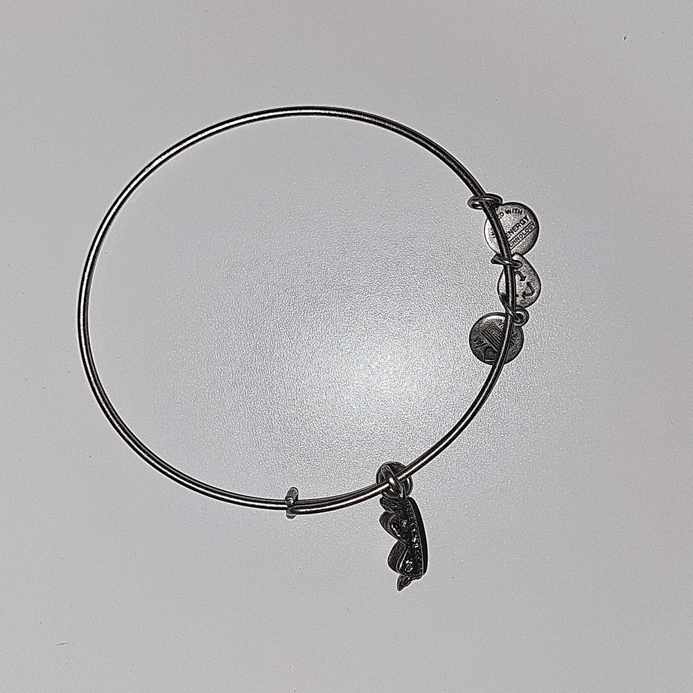EUC Alex and Ani "crown" bracelet